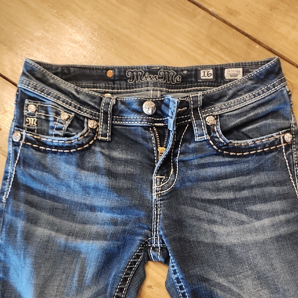 Miss Me Women's Dark Blue Boot Cut Jeans